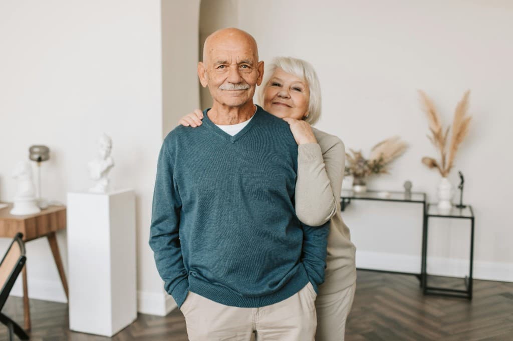 Elderly couple