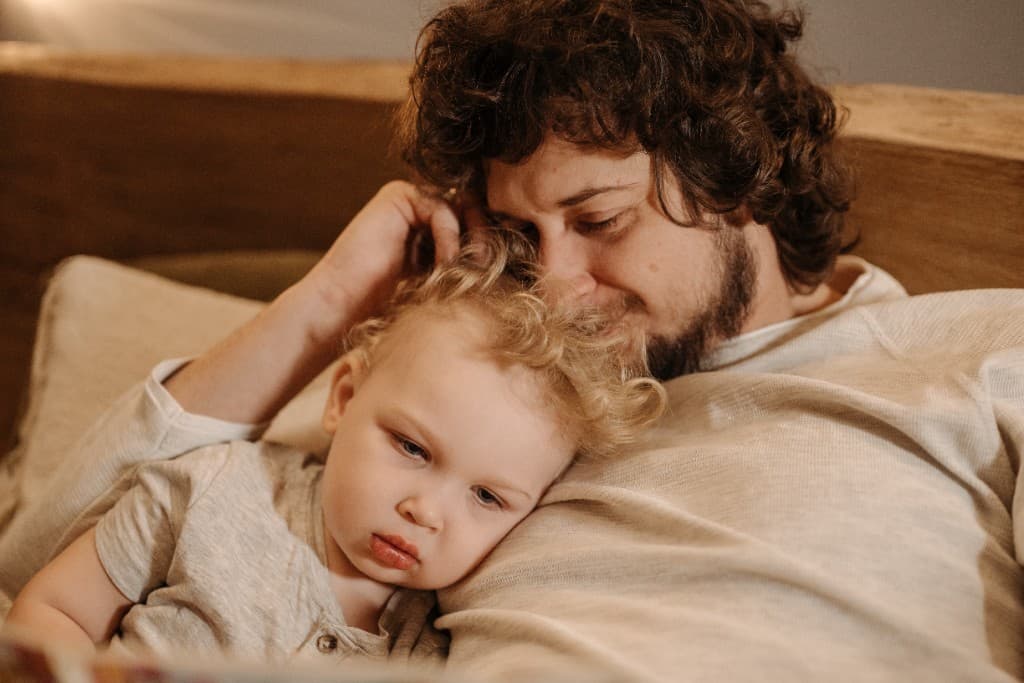 Father with child